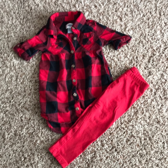 Old Navy Other - Old Navy Flannel Dress Set